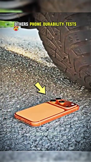 Normal Phone Durability Tests vs THIS One 📱☠️ #mobile #test #trollface