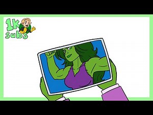She-Hulk Transformation | Animation | Avengers | Jennifer Walters | 1000 subscribers | Thank you!