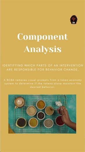 Component Analysis #bcbalife #behavior #behavioranalysis #bcbaexam