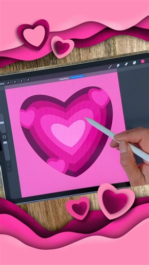 Easy #Procreate tutorial 💘 link in the description #art #artedigital #procreatetutorials