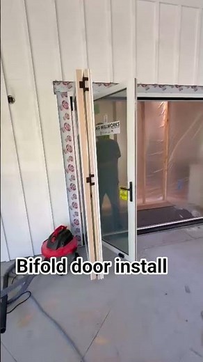 bifold door install #door #bifolddoors #INSTALL