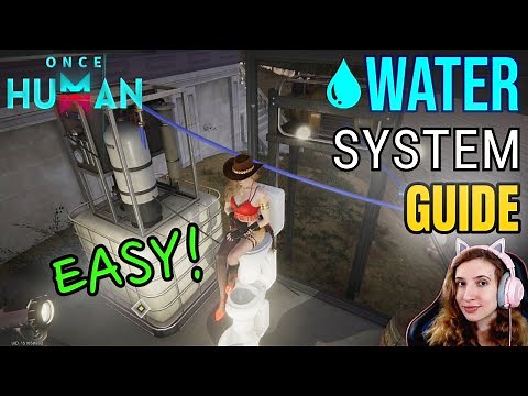 How to Build a Fully Automated Water System | Once Human Guide #miss_rofl #oncehuman