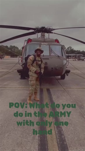 Life in the Army with One Hand: Overcoming Challenges