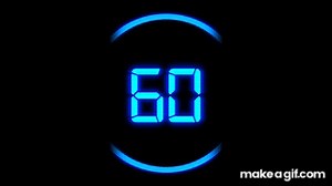 60 Second Digital Timer on Make a GIF