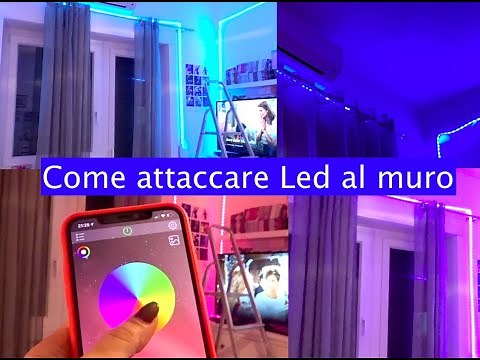 Come attaccare striscia led al muro || Flavia Cru