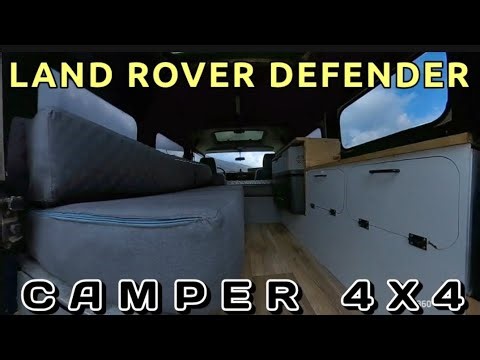 I built a camper 4x4 from a Land Rover defender.
