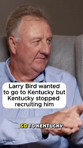 1.8M views · 10K reactions | Larry Bird mentions that he wanted to play for Kentucky but Kentucky stopped recruiting him. Could you imagine Larry Bird in a UK jersey? #kentucky #BigBlueNation | Everything Kentucky Online | Facebook