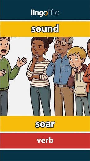 🇬🇧🇵🇹 sound - soar : learn English : vamos aprender inglês : vocabulary builder