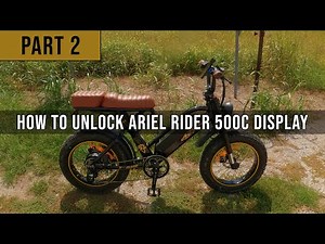 Unlocking the new Ariel Rider X-Class 500C Color Display