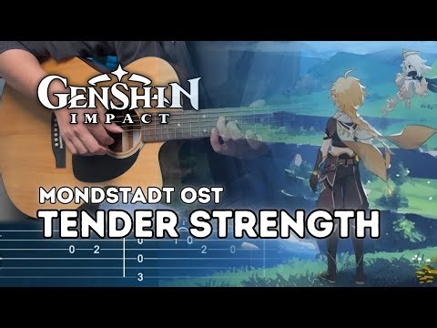 Tender Strength - Genshin Impact | Fingerstyle Guitar TAB