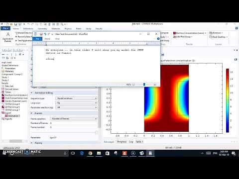JFET modeling on COMSOL