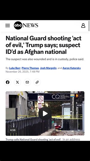 It took them hours to confirm basic facts, but somehow he had the whole storyline ready to go. Every crisis turns into a script with him. Pay attention to who benefits from the panic. #NationalGuard #DC #BreakingNews #PoliticsTok #FYP
