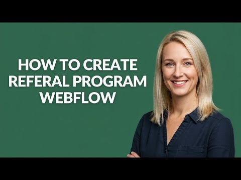 How to Create Referal Program Webflow - Julia'sTutorials