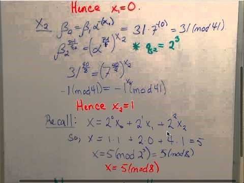Pohlig-Hellman Algorithm