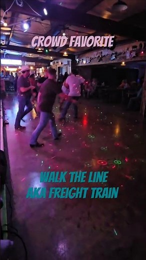Walk the Line aka Freight Train Line dance