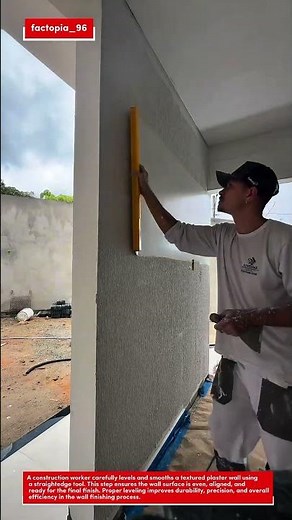 Perfect Wall Texture Finishing – Professional Plaster Leveling Technique