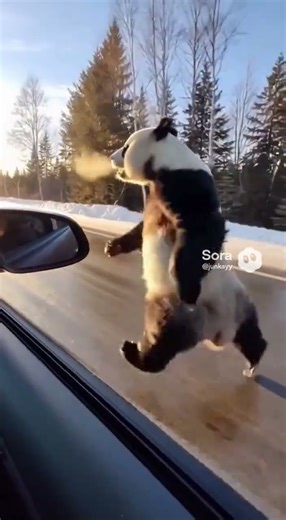 World’s Fastest Panda Runner Breaks the 100m Record