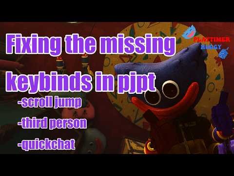 How to fix missing keybinds in pjpt | updated tutorial