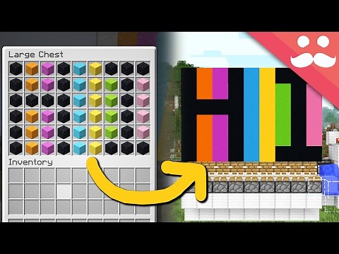 WORKING PRINTER in Survival Minecraft!!
