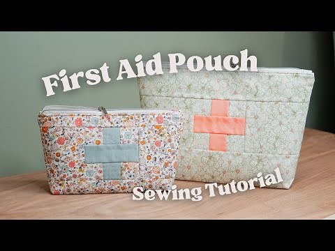 How to sew a First Aid Travel Pouch | Beginner Friendly | Mini Essential Case