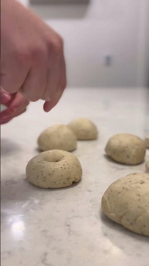 How to shape bagels EASY at home