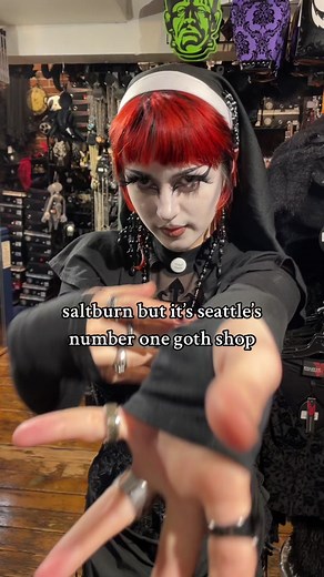 Dressing Seattle goths for over 25 years 🖤💀 • • • #alternativestore #smallbusiness #goth #gothfashion #seattlegoth #gothshop #gothstyle #saltburn