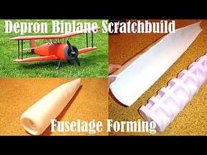 RC Plane Depron Forming - Biplane Fuselage