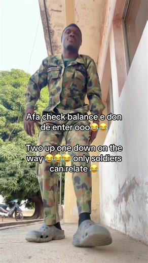 Military Humor: A Soldier's Balance Check