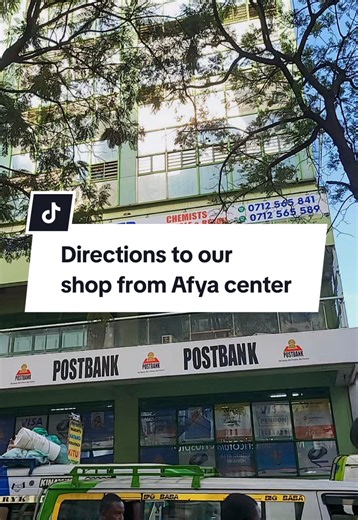Directions to Lalyn Maternity Wear from Afya Center