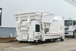 [Hot Item] 6 Cbm Efficiency Mobile Compression Compactor Waste Collection Truck Station
