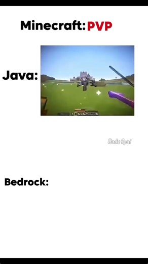 java combat vs bedrock combat☠️#edit#short