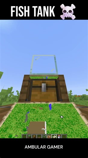 FISH TANK MINECRAFT #gaming #minecraft #tranding #equipou #mobtra