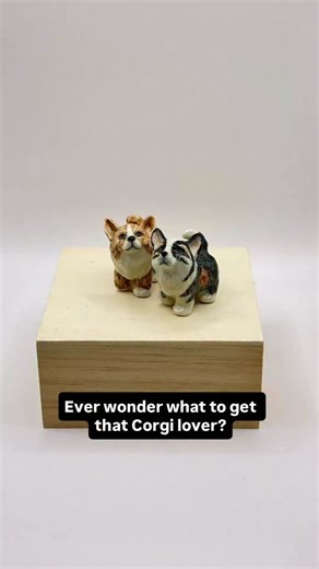 15 reactions | If your friend lights up every time they see a corgi… this is their gift. Tiny, happy, ceramic joy-bringers. Perfect for desks, bookshelves, altars to fluff, and general life happiness. Because the holidays should feel warm.  Shop the Corgi Gift Collection at Three Corgis. #corgifanatics #cutegift #ceramicanimals | Three Corgis | Facebook
