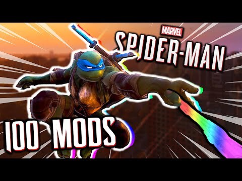I Downloaded 100 Mods For Marvel's Spider-Man!