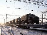 Russian military equipment being transported by train from far east to Belarus