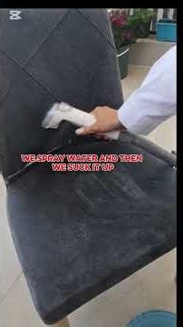we will wash the chairs
