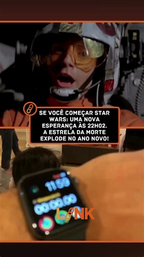 VOCÊ SABIA?? Se você quer começar o ano com o pé direito e muita nostalgia, se liga nessa dica: comece a assistir Star Wars: Uma Nova Esperança exatamente às 22h02 do dia 31/12. É o timing perfeito para entrar em 2026 com uma explosão épica de cultura pop! 🌌 Se seguir o cronômetro, a Estrela da Morte vai pelos ares exatamente à meia-noite, garantindo que o seu Ano Novo comece com a vitória da Aliança Rebelde. É o jeito mais geek e lendário de celebrar a virada com a força ao seu lado! 🎆 #StarW