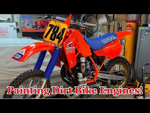 Painting & Restoring Motorcycle Engine Cases Using VHT & Duplicolor - Works With ANY Bike! Easy!