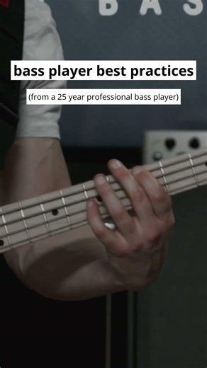 Bass Player Best Practices