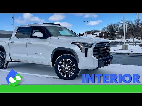 INTERIOR Review - 2022 Tundra Limited CrewMax by Toyota