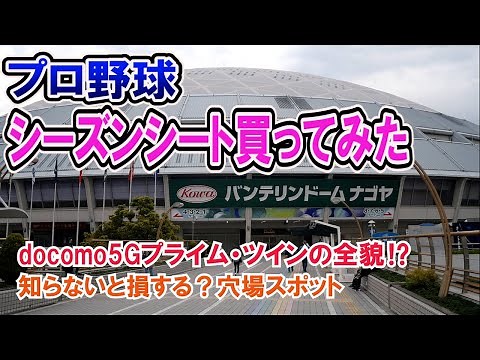 【バンテリンドームナゴヤ】シーズンシート買ってみた！