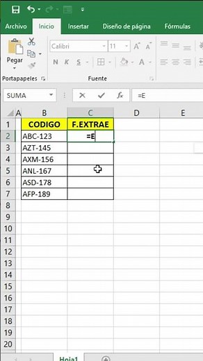 Extract text in Excel in seconds (MID FUNCTION) ✂️📊 #excel #shorts