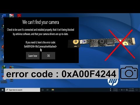 Tips for Overcoming Webcam and Camera Not Working in Windows 10 error code (0xA00F4244) - Part 2