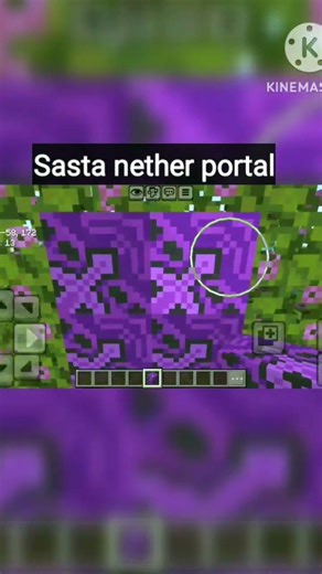 # Minecraft sasta nether portal #