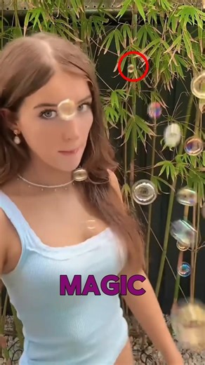 It's NOT a Filter 🫧🤯 (Bubble Dance Exposed) #behindthescenes#girl #dance#tiktoktrends#spongebob #fyp