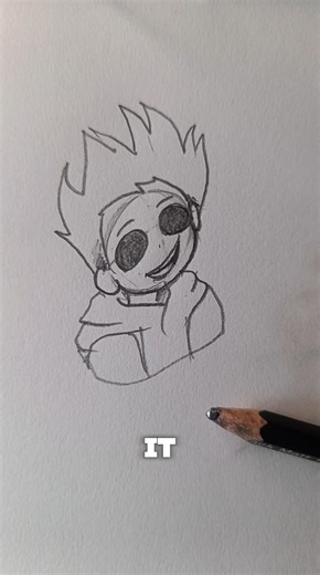 Easy Scary Anime Guy Drawing for Beginners ✨ #drawing #foryou #art #shorts #howtodraw #easydrawing