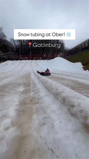 Alexys & Erica 🌲 Responsible Outdoor Recreation on Instagram: "A winter MUST in Gatlinburg! 🙌🏼😍 📍Ober Mountain Snow tubing is fun for ALL ages! And it’s better in Tennessee than other states (like Wisconsin & Michigan) because it’s WARMER! We have snow tubed in 70 degree weather before 🙌🏼 While you’re at Ober, make sure you take advantage of their other exciting wintery activities like ice skating, skiing, ice bumper boats, etc. Pro tip: Park at the main lot instead of taking the tram to 