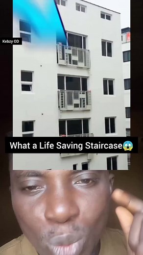 1.2M views · 10K reactions | Life saving staircase for emergency evacuation #reels #viral #building | Kebzy OD | Facebook