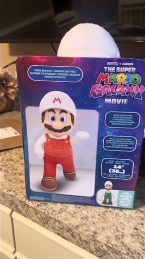 The Super Mario Galaxy Movie Fire Mario And Luigi Plushs #thesupermariobrosmovie #mario #shorts
