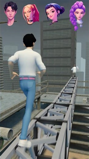 Will KPOP DEMON HUNTERS Survive Falling Down CHALLENGE part 3 #gmod #sfm #kpop